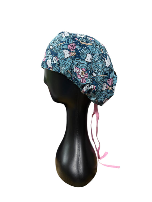 Gorro Diente floreado Jareta