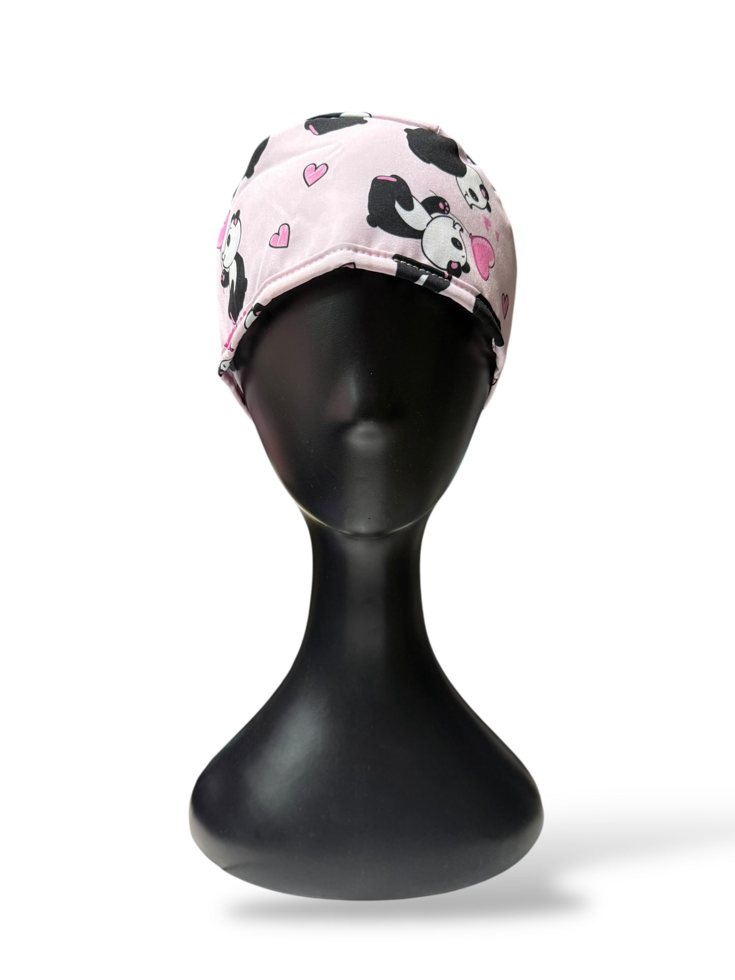 Gorrito Pandas rosas Cintas